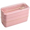 Daelesr 1 Pack Reusable Lunch Bento Boxes, Meal Prep Brotdose