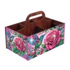 DIY Diamond Art Storage Box with Handle Hummingbird and Rose