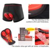 ARSUXEO Men's Cycling Shorts 3D Gel Padded Undershorts Bike Accessories