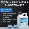 Impresa Electric Shaver Cleaning Solution for Braun Clean & Renew