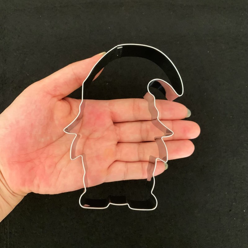 LUBTOSMN Gnome Cookie Cutter-4.3 Inch-Diswasher Safe-Holiday Cookie Cutters Fondant Biscui