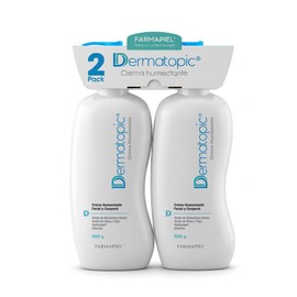 Dermatopic Crema Humectante Facial y Corporal 500 g 2 PACK | Piel seca, hidratación intensa, uso diario, rostro y cuerpo