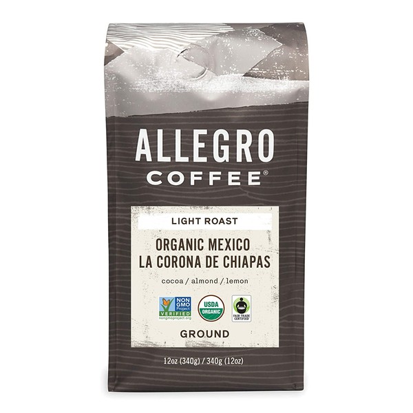 Allegro Coffee Organic Mexico Ground Coffee, 12 oz