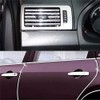 Alamor Silver Car Interior Decor Door Vent Chrome Moulding Trim