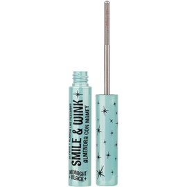 Máscara de pestañas alargadora y separadora Smile & Wink, color negro intenso, con aceite de mamey y almendra 4.5 g