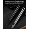 TISUR Titanium EDC Pry Bar, Keychain Prybar Multitool With Beer