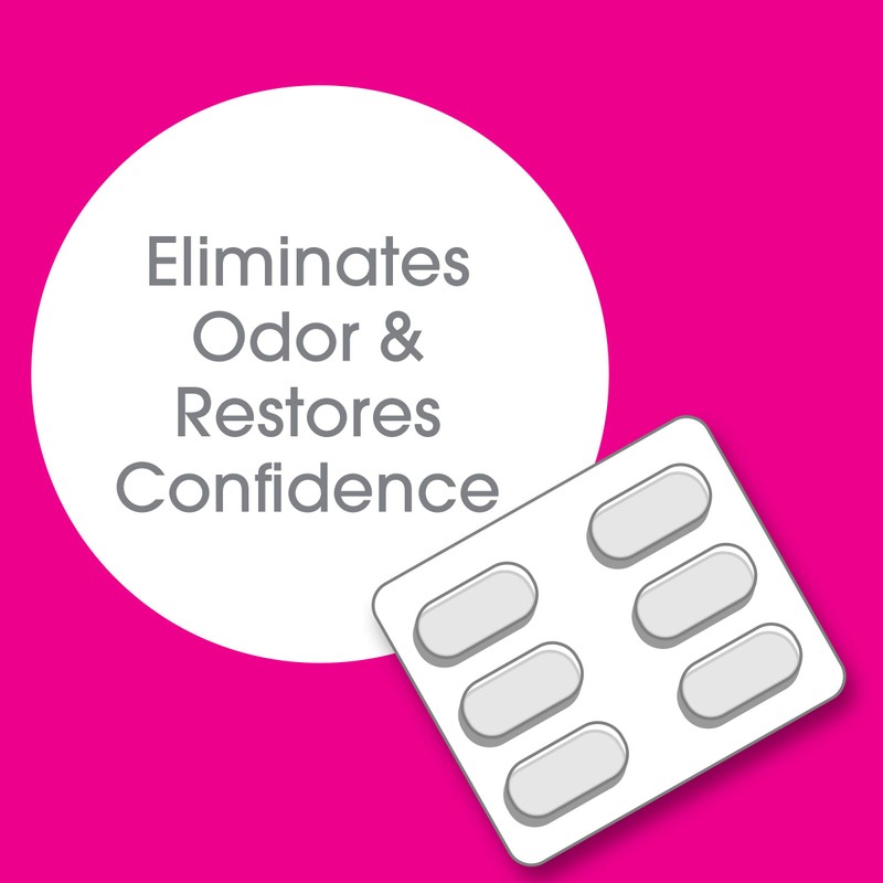 vH essentials Vaginal Odor Treatment - pH Balanced Vaginal Suppositories