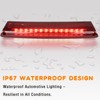 ZDEERAOTO Smoked Full LED 3rd Third Brake Light Replacement for