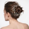 Hair Accessories 1 Piece Bridal Pearl Flower Headpiece Headband Rhinestone