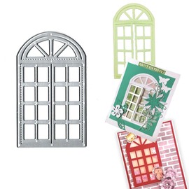 Window Frame Metal Die Cuts Dies Stencil, Window Cutting Dies Cut Stencils DIY Scrapbooking Cards Photo Album Craft Decorative Embossing Paper Dies for Album Card Scrapbooking Making