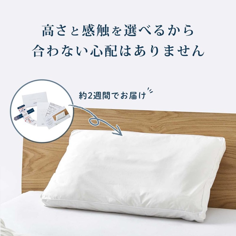 LOFTY Pillow Gift [Single] Pillow Present Selectable Height/Feel Retirement Celebration