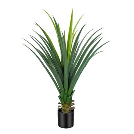 45in Artificial Spiked Agave Plant with 30 Leaves, Realistic Succulent Faux Agave Plants for Indoor and Outdoor Decor, Perfect for Porch, Living Room, Bedroom, Patio and Office(1 Pack)