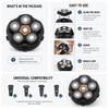 6D Magnetic Replacement Shaver Head for Bald Head Shaving –