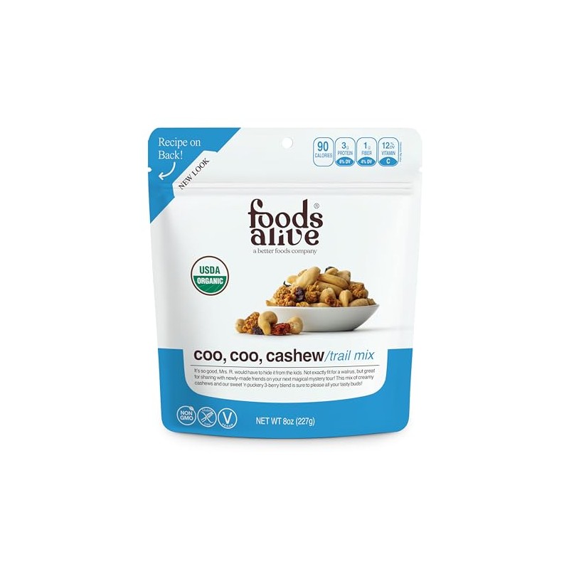 Foods Alive | Organic Coo, Coo, Cashew Trail Mix |