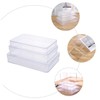 BUGUUYO 3pcs Plastic Box Storage Container for Pantry Airtight Makeup