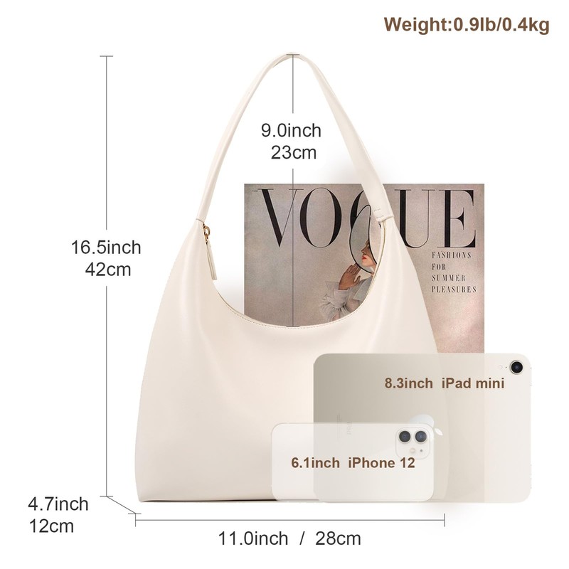 Small Hobo Bag Crescent Bag Y2K Purse Everyday Purse Trendy