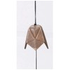 Iwachu Wind Chime, Origin Crane, Gold/Dark Brown, Body Size (cm):