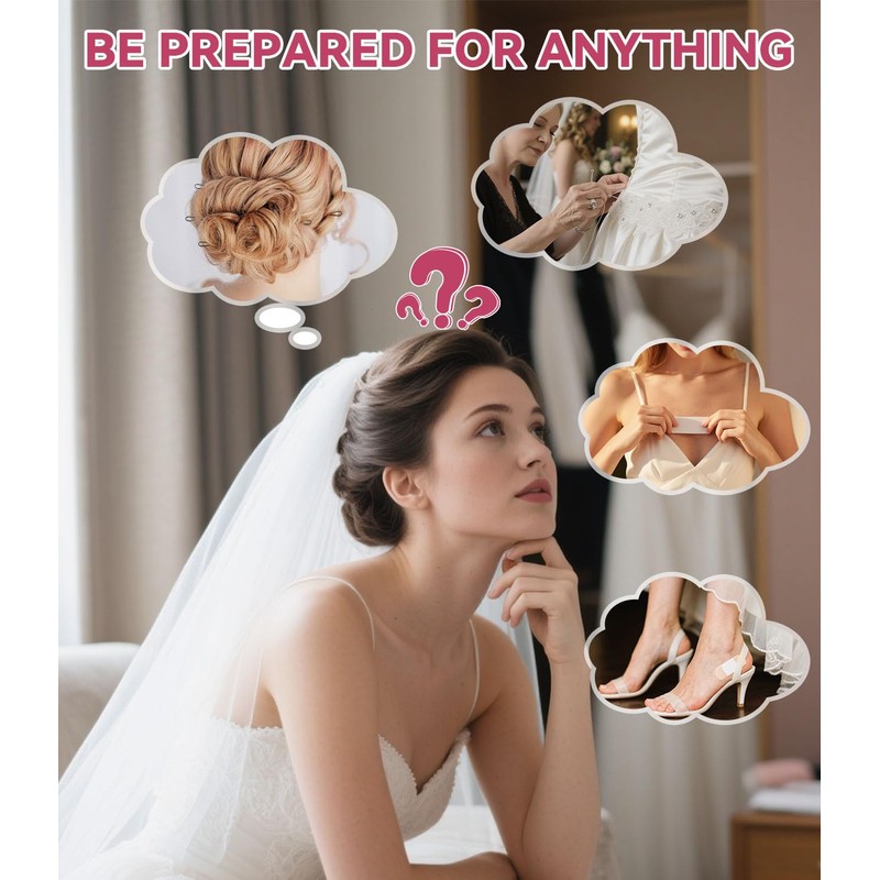 Bridal Emergency Kit for Wedding Day, 60+ Wedding Essentials Survival