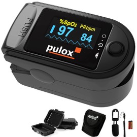 Pulsoximeter PULOX PO-200 mit OLED-Anzeige * Farbe: schwarz * PZN:3314928