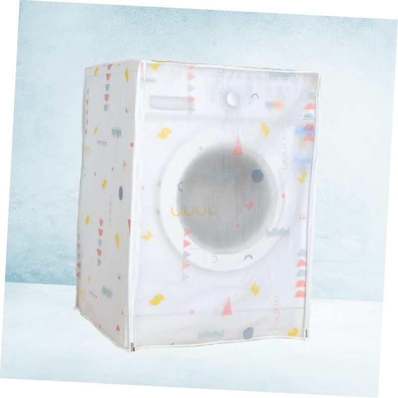 Zerodeko Washing Machine Case Zipper Peva Cover for Standard Washing