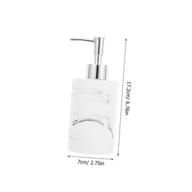 Ciieeo Bottled Shower Gel Shampoo Press Pump with Pump Resin Refillable Dispenser Liquid Bottle Dispenser Pump Resin Bottle