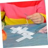 SEWACC 20pcs Cross Shaped Plastic Mesh Sheets for Crafting Easy