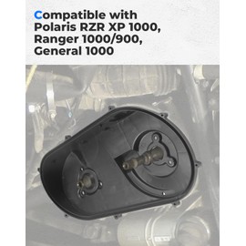 KEMIMOTO Inner Clutch Cover Belt Box Compatible with Polaris RZR XP 1000/Ranger Crew XP 1000 900/General 1000, High-Temperature Resistant Belt Cover Housing Accessories Replacement for OEM# 2635158