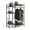 TONGMO Motorcycle Gear Rack, Heavy Duty Helmet Stand, Large Motorcycle