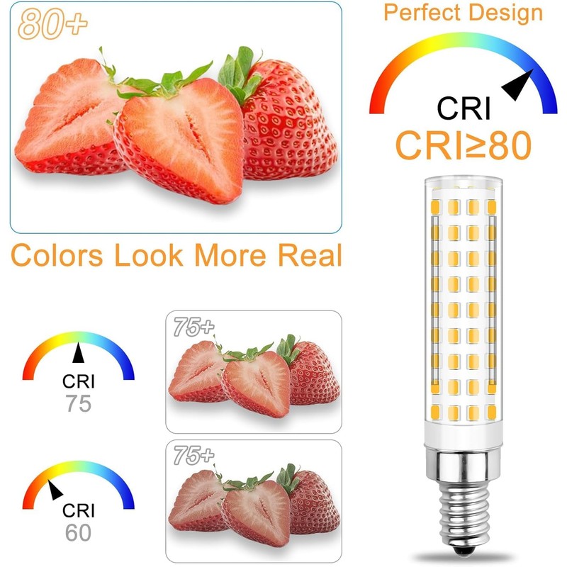 TZHILAN E12 Dimmable 100w Led Corn Light Bulb,3000K Warm White,AC120V