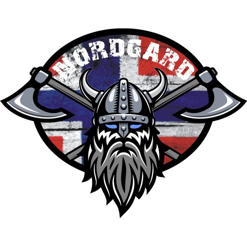 Nordgard Odin’s Wolves Viking T-Shirt - sand, size: s