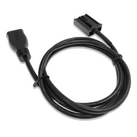 KDSSYFT E-Type A-Type HDMI Cable for Car Navigation Systems, Length 1.5m Converting Cable, Car Navigation Cable for Car Navigation System(Black)