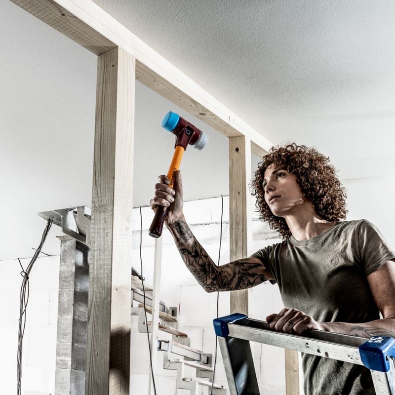 Halder 3013030"Simplex Soft-Face TPE-Mid/TPE-Soft" Mallet, Multi-Colour, 30 mm