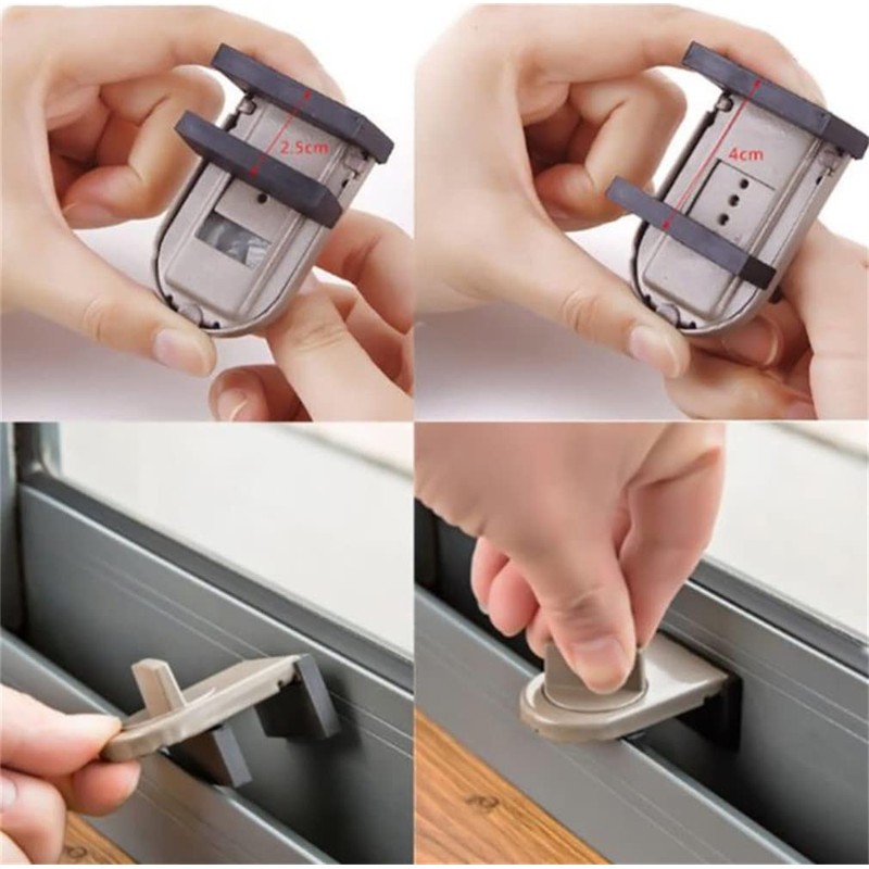 dihao Window Lock, Sash Keys, Window Auxiliary Lock, Security Countermeasures,