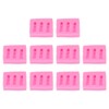 10PCS Silicone Baking Mold Multipurpose High Temperature Resistant DIY Biscuit