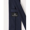 Beams Heart Men's Gun Club Check Necktie, navy