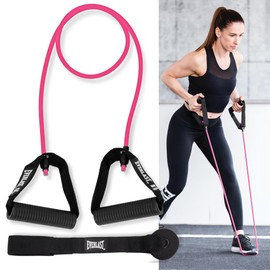 Everlast FIT Light Power Cable - Light Resistance Exercise Band, Premium Latex, Door Anchor, Rubber Handles, Carry Bag Included - Muscle Repair, at-Home Gym, Strength Training, Flexibility