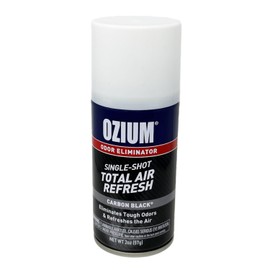 Ozium Air Sanitizer, 2 oz Car Fogger: Single-Shot Smoke Odor Eliminator & Car Air Freshener (Carbon Black, 1 Pack)
