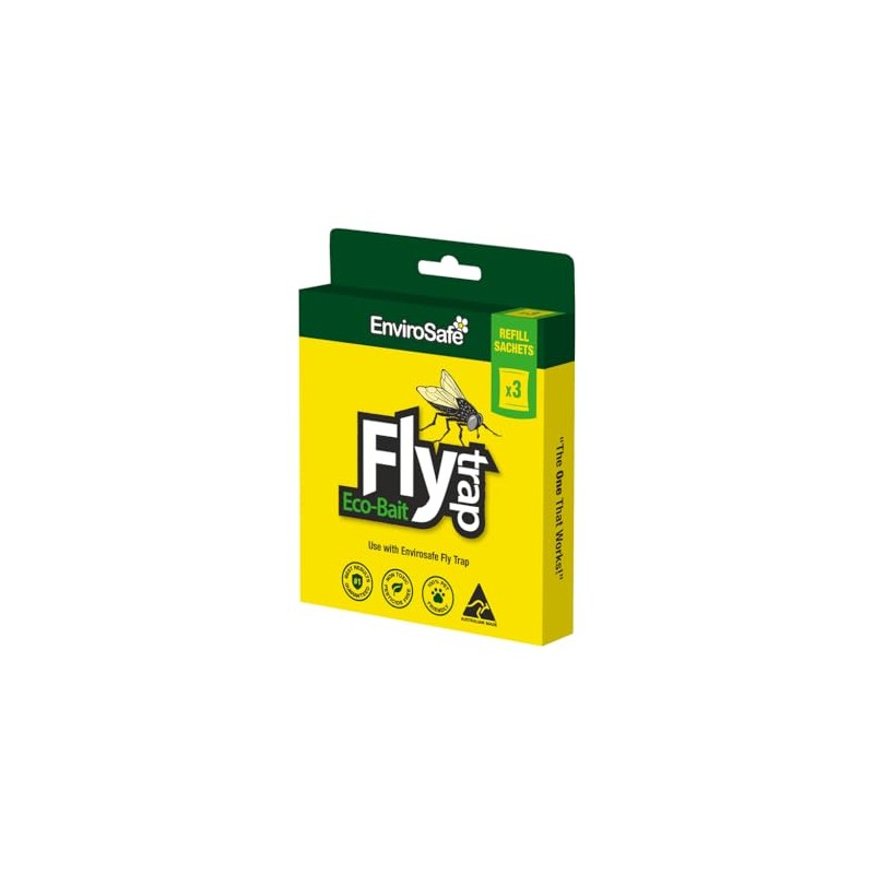 Fly Bait Refill Pack of 3 for Use with Fly