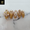 ❣High quality Lucky Gold Nail Tips - Short Ballerina /