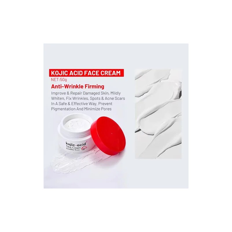 Crema Facial+suero, Ácido Kójico, Colágeno, Aclara Manchas 5