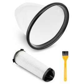 Vacuum Filter Bag Cloth 2KE2105000 Compatible with Hoover C2401 and C2401010 Shoulder Vac Pro for Royal RY4000 RY4001 Replace 2KE2110000 2-KE2110-000 Vacuum Cleaner Bag＆ Filter with Brush