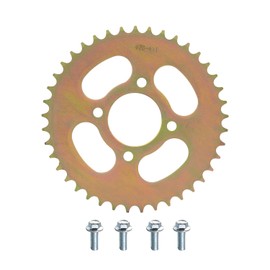 REBEKAMODS 428 Chain 41T Mini Bike Sprocket 48mm Bore for 428 Chain 50cc 110cc 125cc Pit Dirt Bike ATV Quad Bike Motorcycle, Rear Chain Sprocket 41T