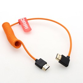 DRRI 8K 60Hz 4K 120Hz HDMI to Left Angel HDMI Cable for Sony FX30 FX6 A7siii Z-cam E2 BMPC4K 6K Hollyland Mars 400 Atomos Ninja Monitor
