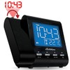 Magnasonic Projection Alarm Clock with AM/FM Radio, Battery Backup, Auto