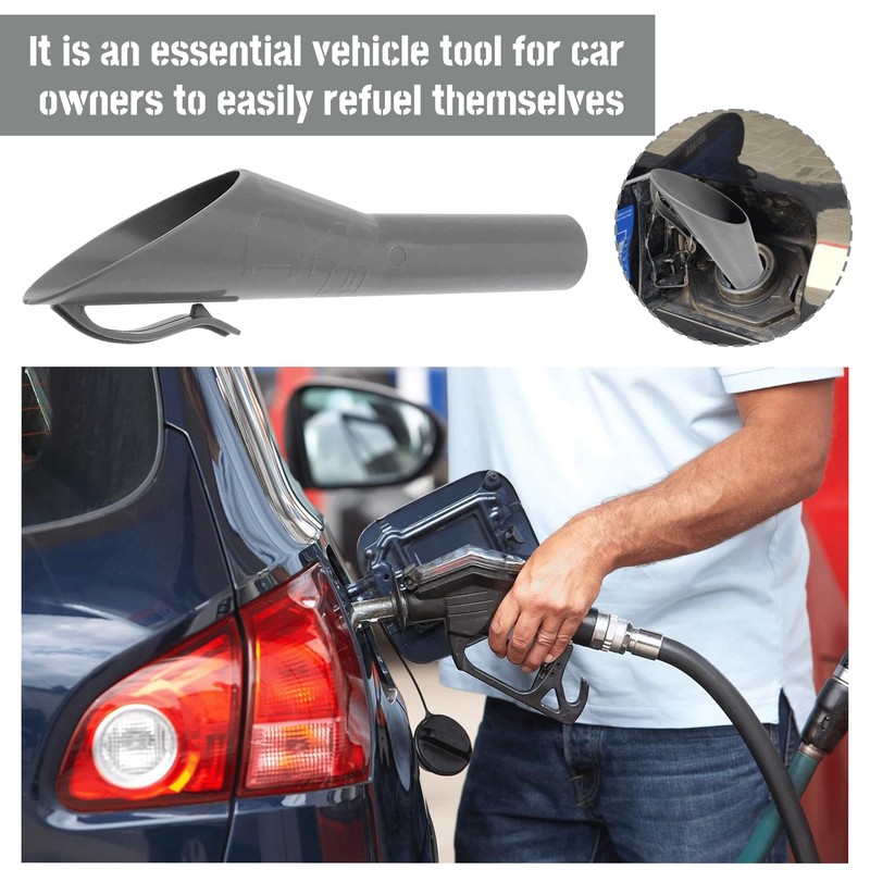 1PCS Plastic Emergency Petrol Funnel - Portable Capless Diesel Funnel