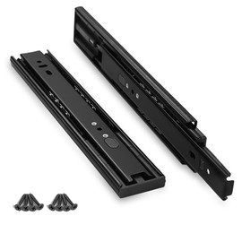 Drawer Runners, Full Extension Drawer Runners, Load Capacity 35 kg/Pair, Heavy Duty Pull-Out Runners for Drawers, Rail System, Self-Closing, Telescopic Rails, Drawer Runners (2, 300 mm)