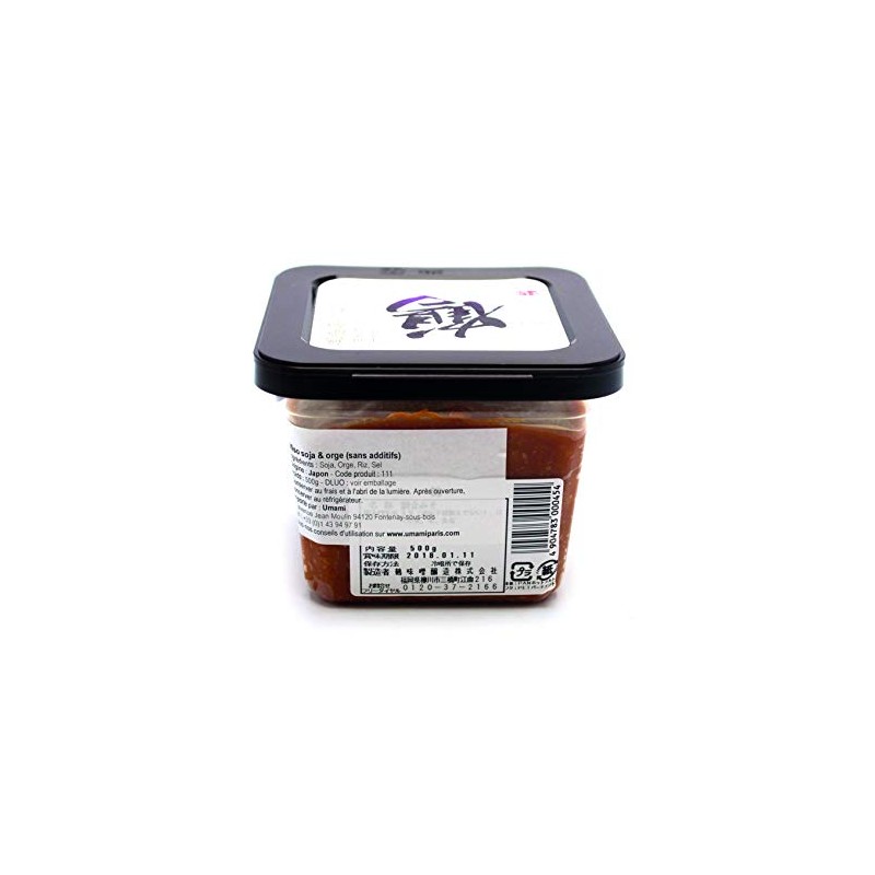 Tsuru Miso Brewery Additive-Free Matched Miso, Crane, 17.6 oz (500