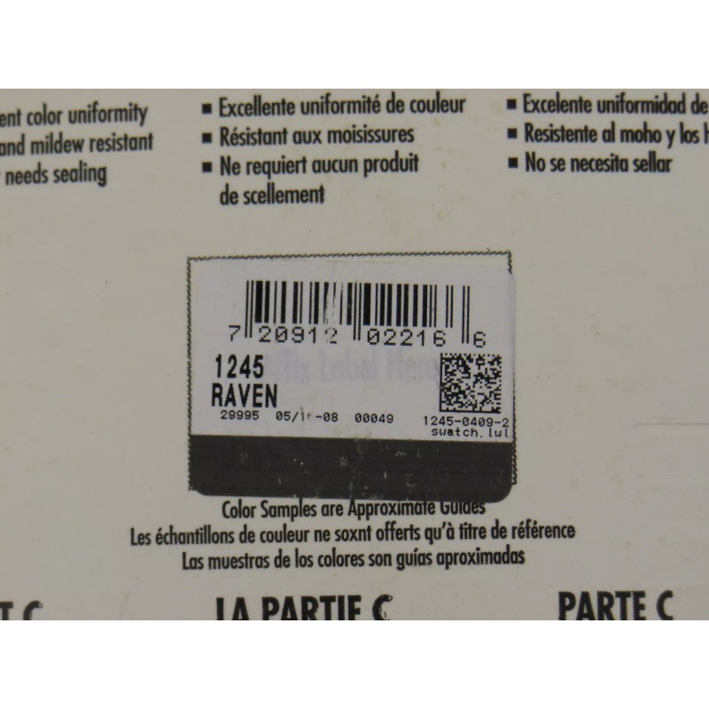 Laticrete SpectraLock - RAVEN 1245 - Part C - Stain