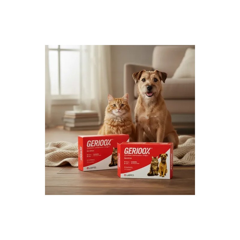 Ge-riox 30 Tab 2 Pack Suplemento Para Perro