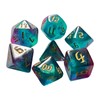 7pcs Dice Glitter Polyhedral Dice Set for Table Game, 7-Die